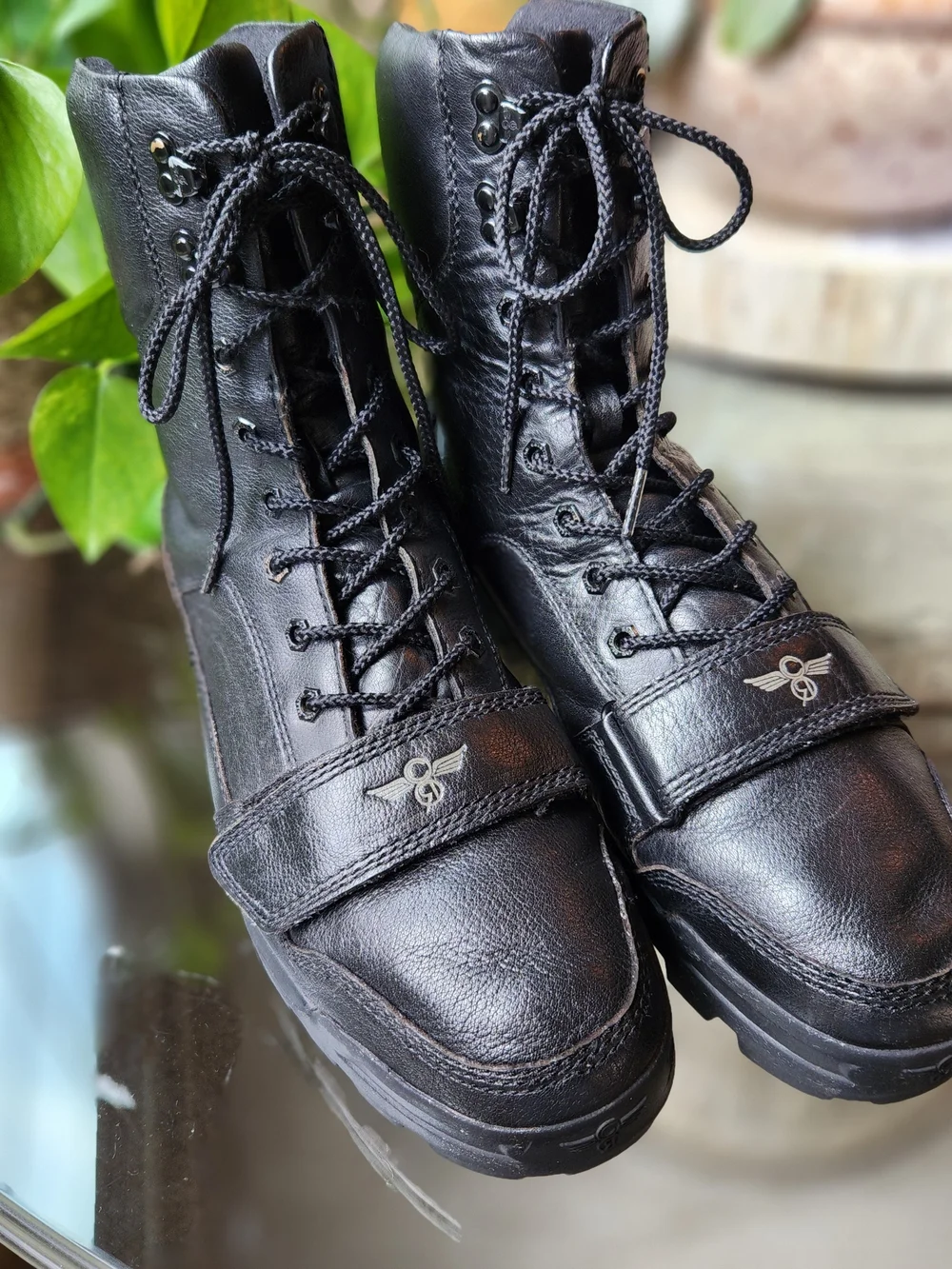 Creative Recreation Dio Mid Boot Mens 12 Black Leather Combat Tactical Strap